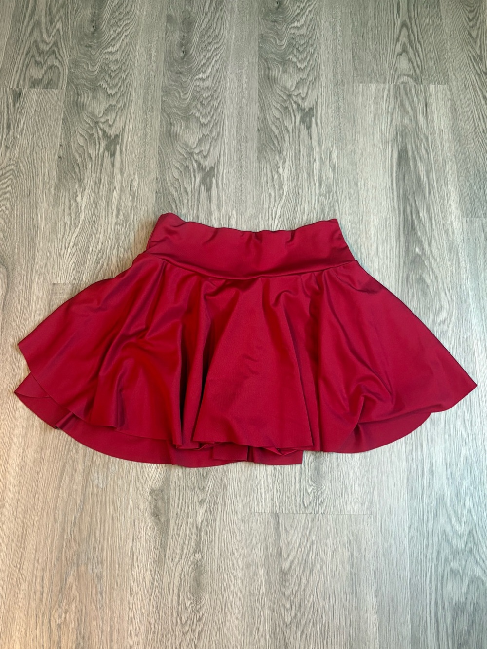 Red  Mini Tennis Skirt